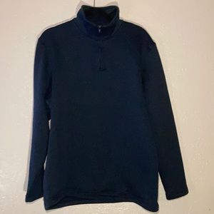 Mack Russo Navy Blue Quarter Zip Up Sweater